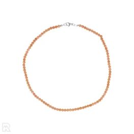 Zonnesteen A Ronde Kralenketting | 4 mm - 45 cm