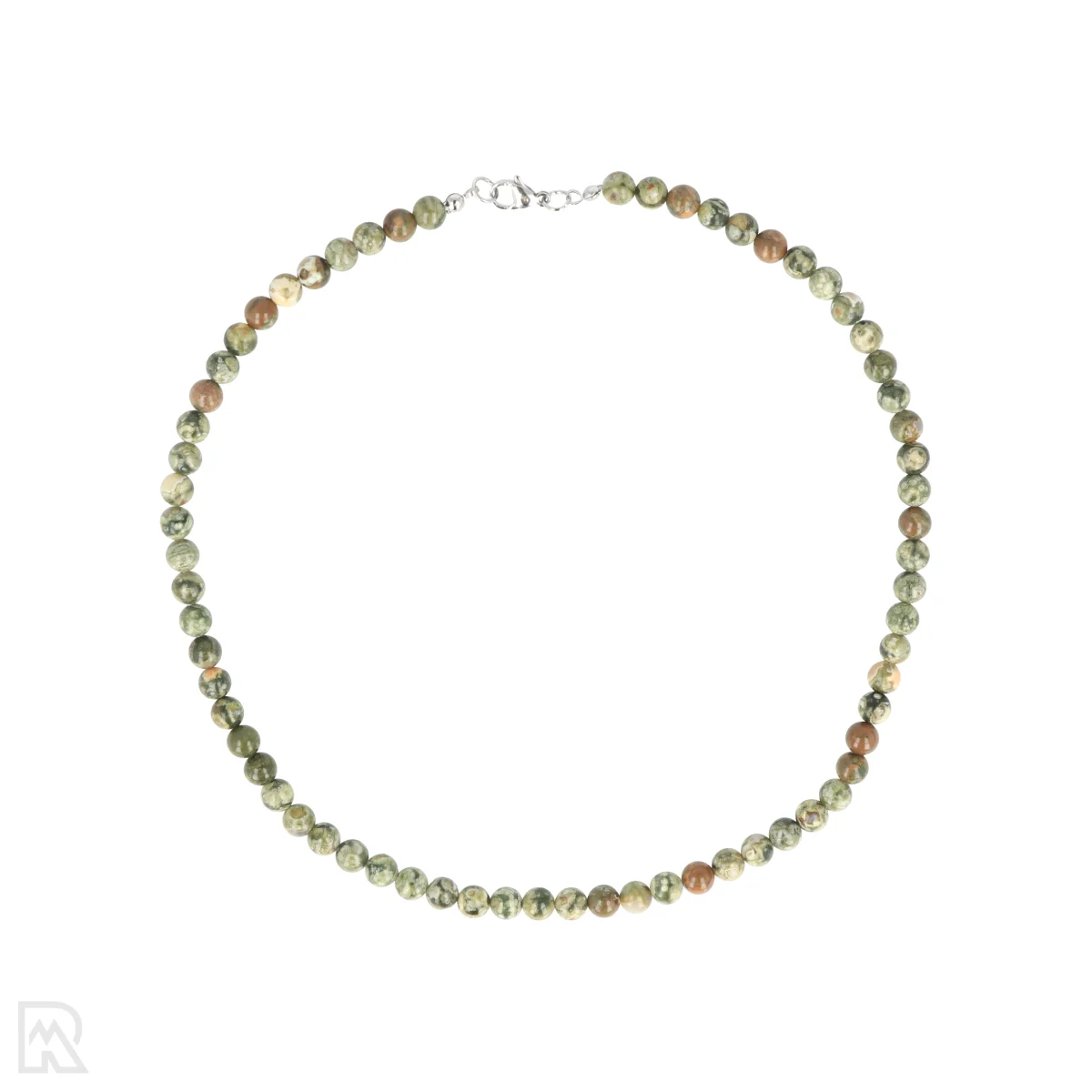 Rhyoliet Ronde Kralenketting | 6 mm - 45 cm 1 Rhyoliet Ronde Kralenketting | 6 mm - 45 cm