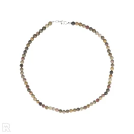 Dendriet Jaspis Ronde Kralenketting | 6 mm - 45 cm
