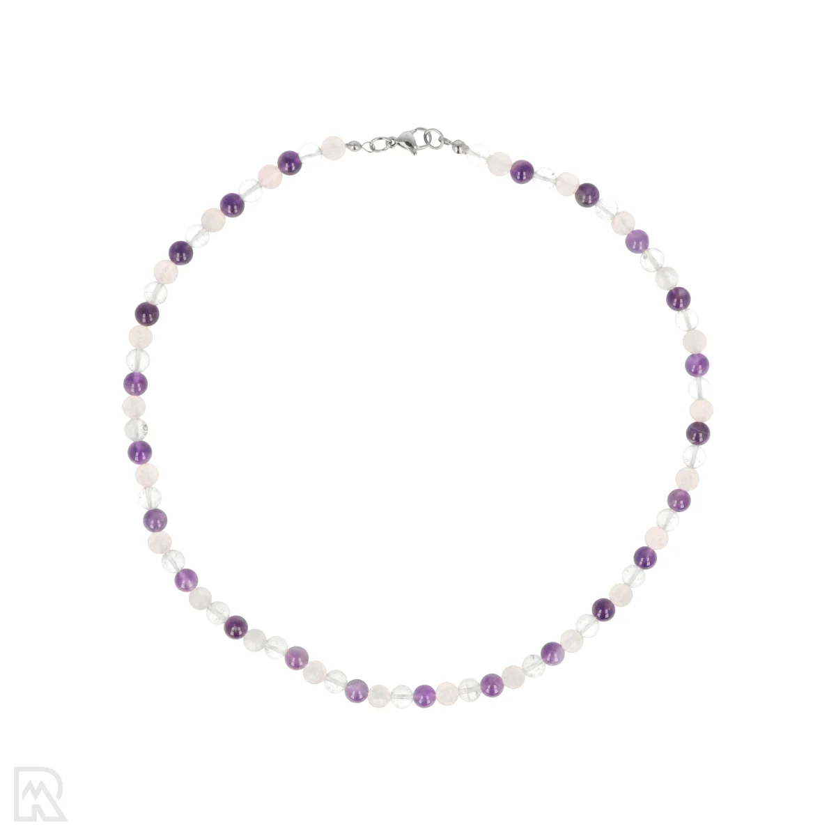 Gouden Driehoek Ronde Kralenketting | 6 mm - 45 cm 1 Gouden Driehoek Ronde Kralenketting | 6 mm - 45 cm