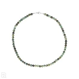 Afrikaanse Turkoois AB Ronde Kralenketting | 6 mm - 45 cm