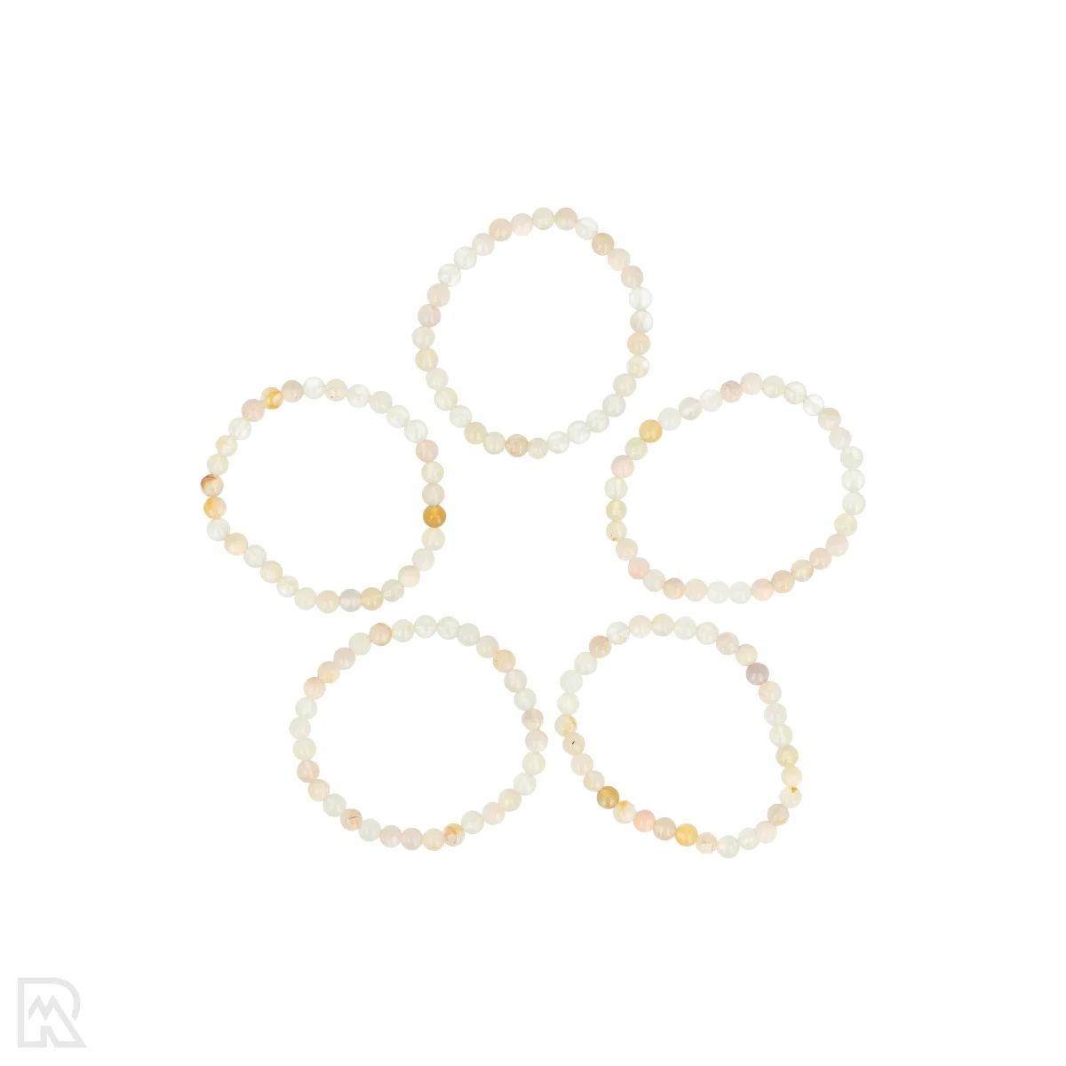 Bloem Agaat Kinderarmband | 4 mm 1 Bloem Agaat Kinderarmband | 4 mm