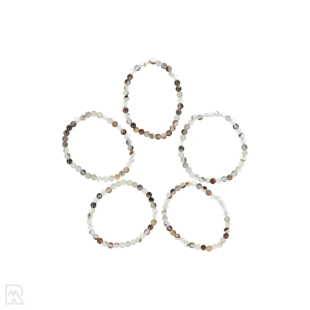 Dendriet Agaat Kinderarmband | 4 mm 1 Dendriet Agaat Kinderarmband | 4 mm