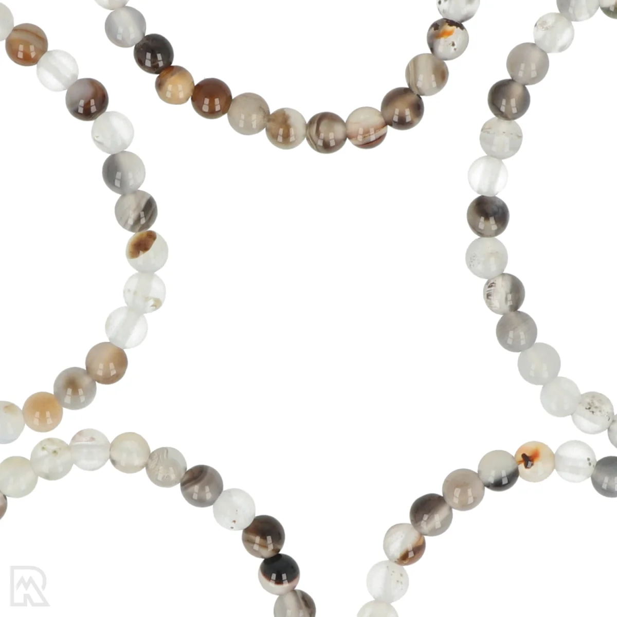 Dendriet Agaat Kinderarmband | 4 mm 2 Dendriet Agaat Kinderarmband | 4 mm - Afbeelding 2