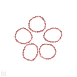 Rhodoniet A Kinderarmband | 4 mm