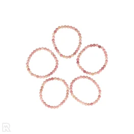 Rhodonite Children's bracelet | 4 mm