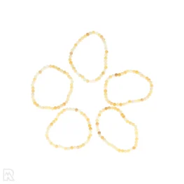 Gele Aventurijn Kogelarmband | 4 mm