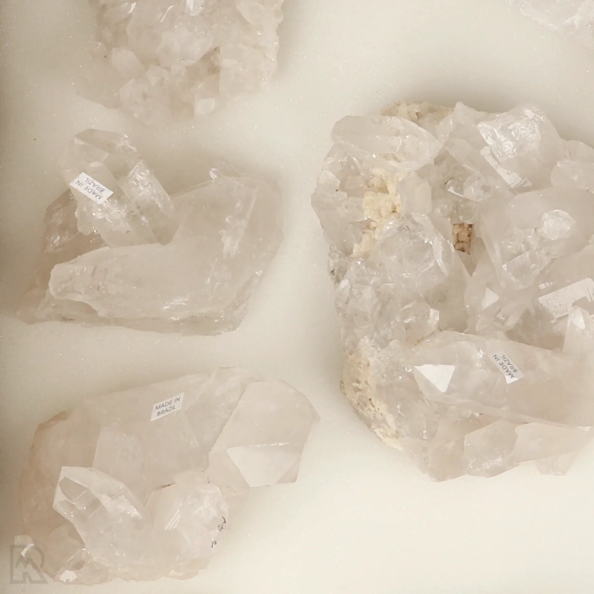 Bergkristal Clusters Brazilië M-L | Q. A-B 2 Bergkristal Clusters Brazilië M-L | Q. A-B - Afbeelding 2