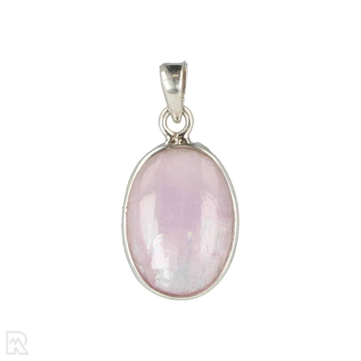 Kunziet Zilveren Hanger | S 1 Kunzite Silver Pendant from India, item number 22957