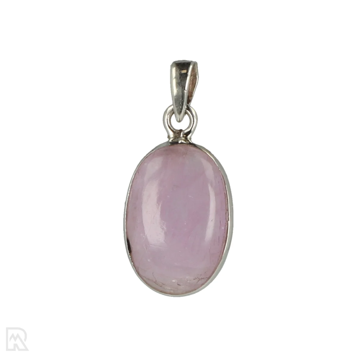 Kunziet Zilveren Hanger | S 1 Kunzite Silver Pendant from India, item number 22960