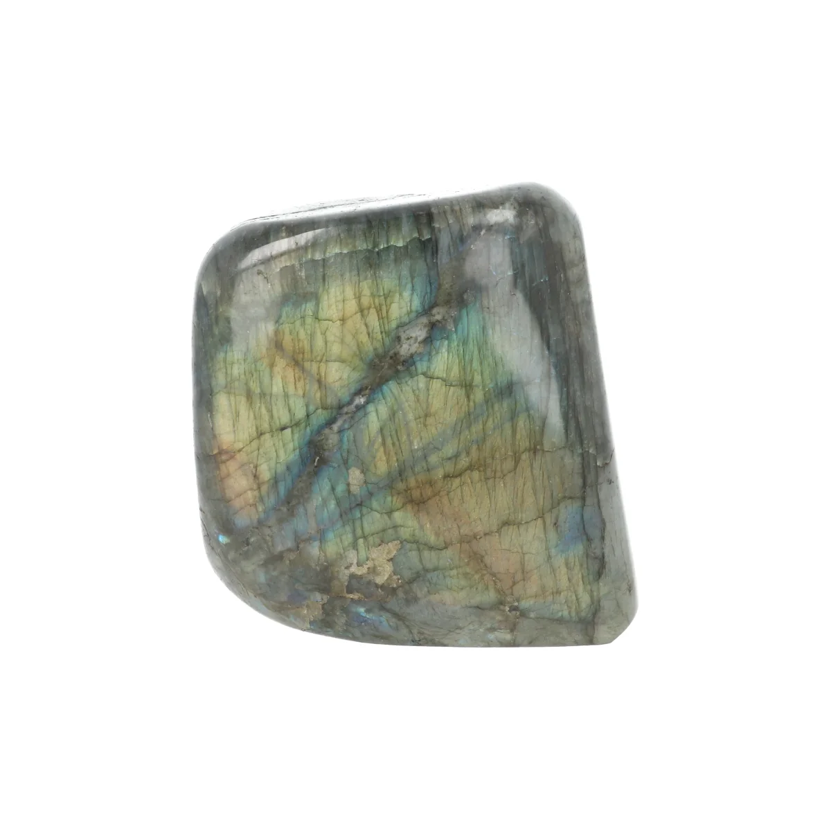 Labradoriet Sculptuur 1 Labradorite sculpture from Madagascar, item number 23027