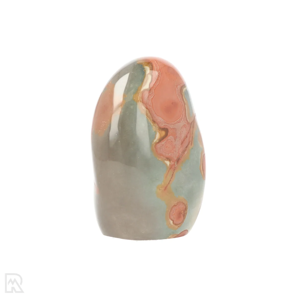 Polychrome Jaspis-Skulptur 3 Polychroom Jaspis Sculptuur uit Madagaskar met artikelnummer 23072