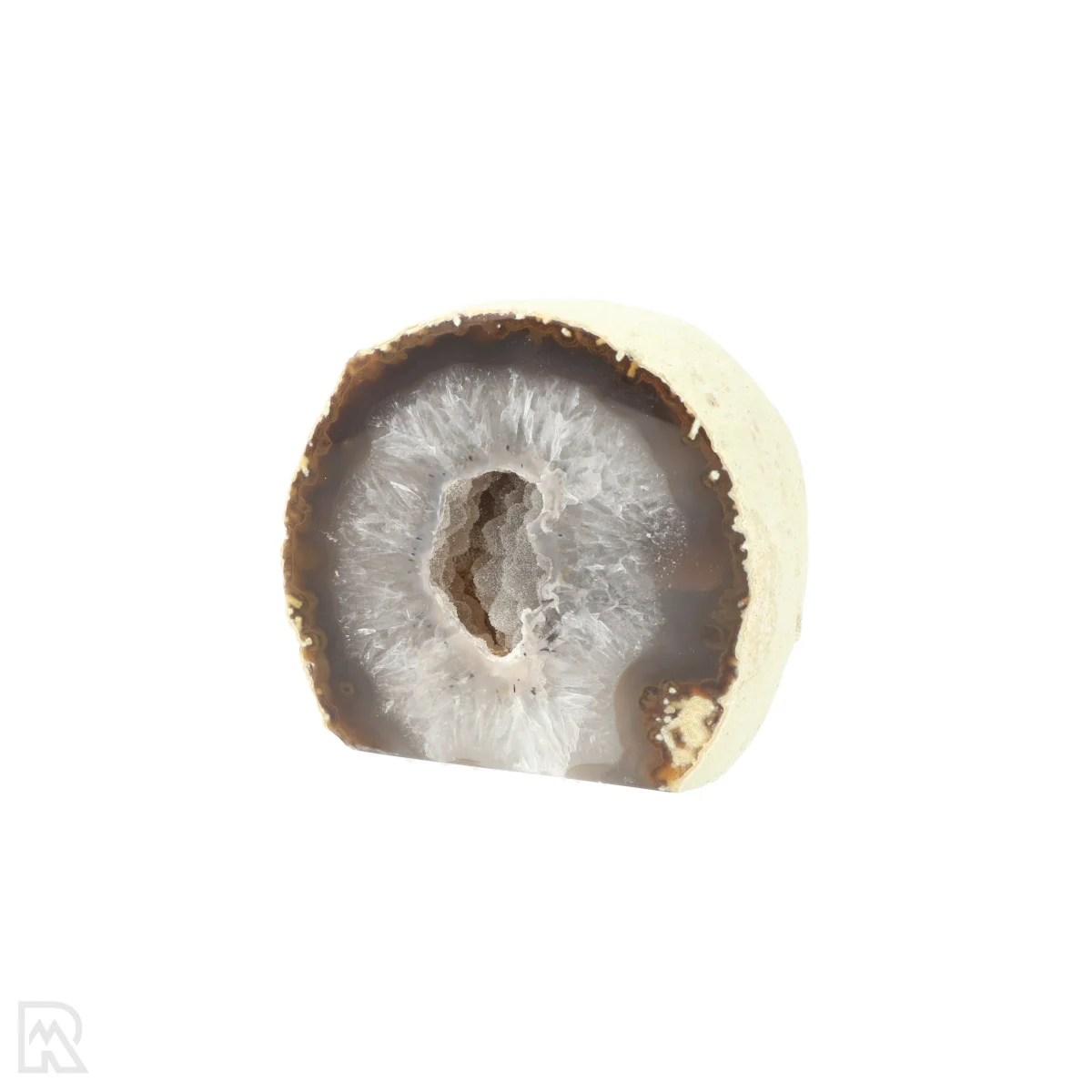 Agaat Geode Cut-base | Q.A 3 Agaat Cut-base uit Braziliƫ met artikelnummer 23082