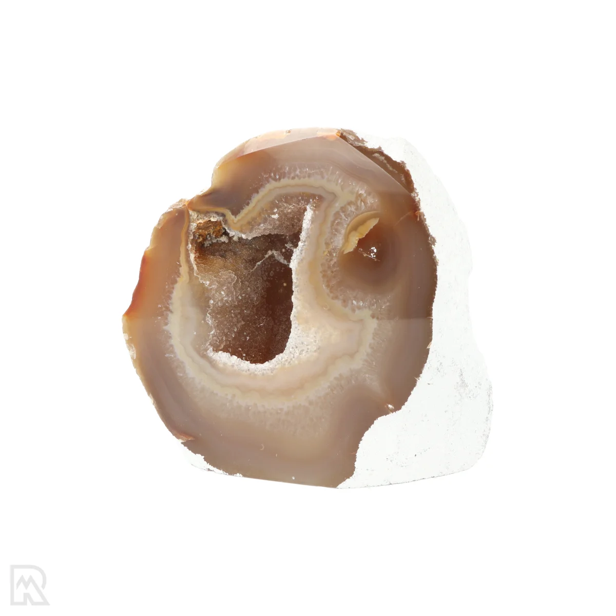 Agaat Geode Cut-base | Q.A 3 Agaat Cut-base uit Braziliƫ met artikelnummer 23086