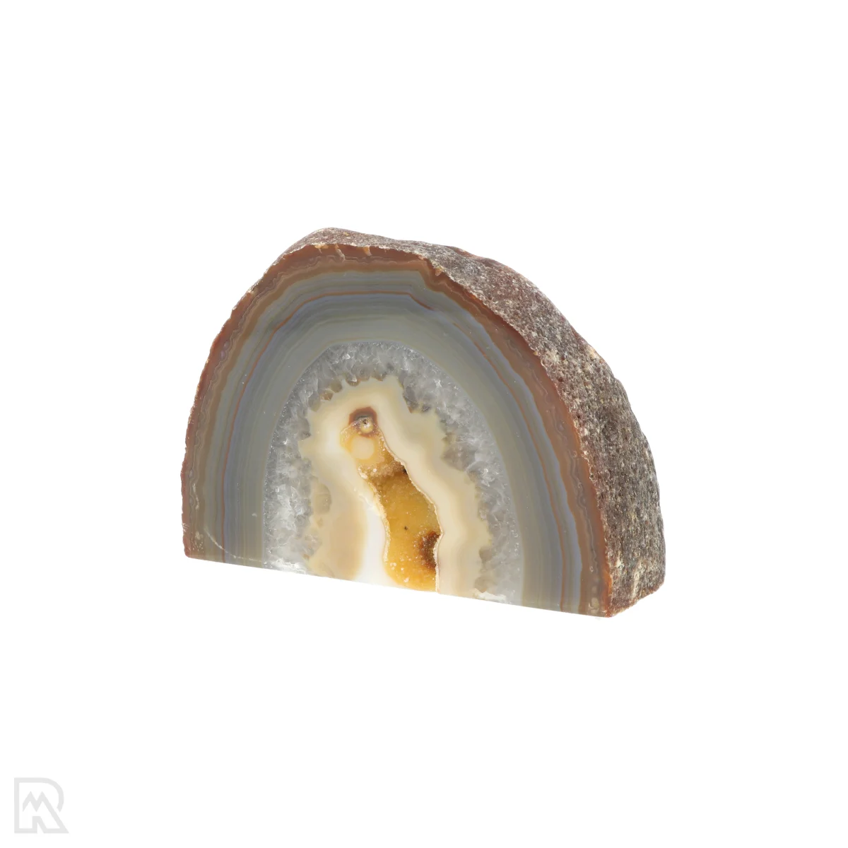Agaat Geode Cut-base | Q.A 3 Agaat Cut-base uit Braziliƫ met artikelnummer 23093