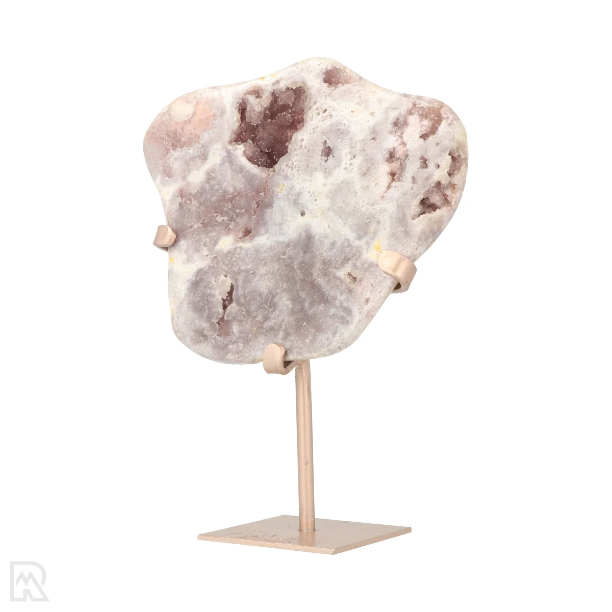 Roze Amethist op RosƩgouden Standaard 3 Amethist op Standaard uit Braziliƫ met artikelnummer 23138