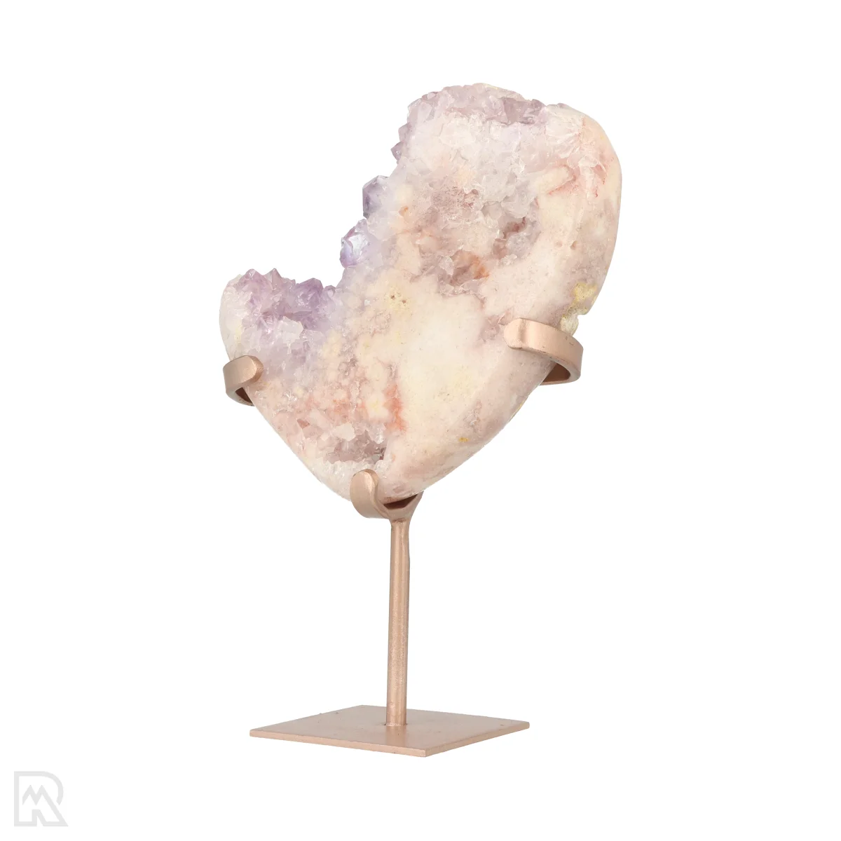 Roze Amethist op RosƩgouden Standaard 3 Amethist op Standaard uit Braziliƫ met artikelnummer 23141