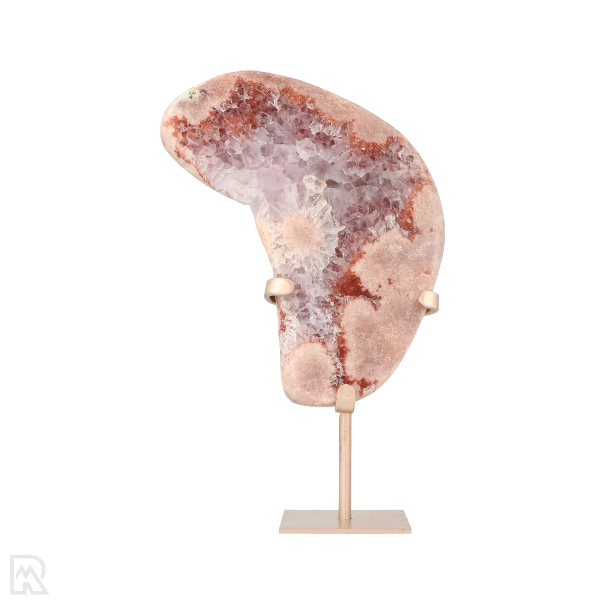 Roze Amethist op RosƩgouden Standaard 1 Amethist op Standaard uit Braziliƫ met artikelnummer 23144