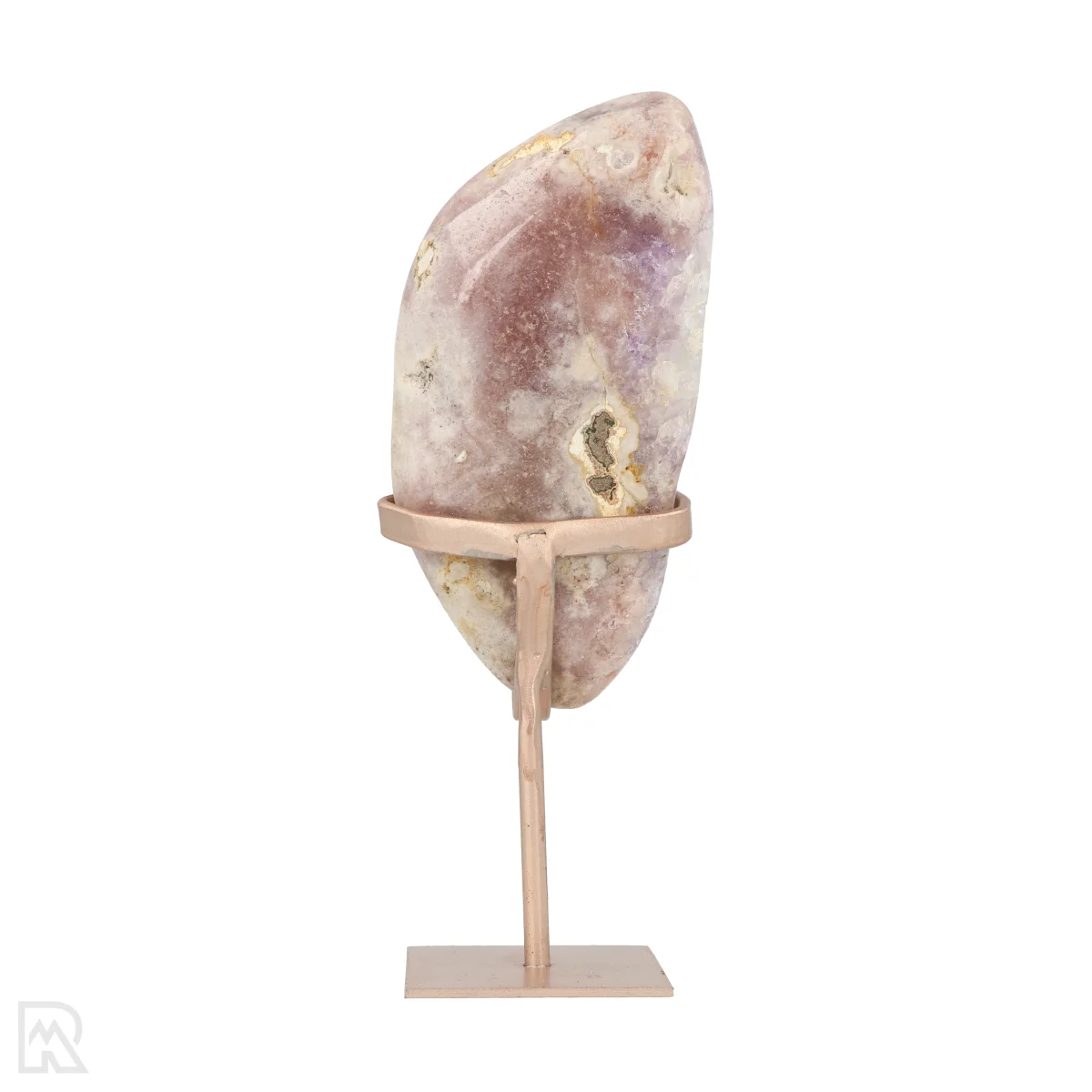 Roze Amethist op RosƩgouden Standaard 4 Amethist op Standaard uit Braziliƫ met artikelnummer 23145