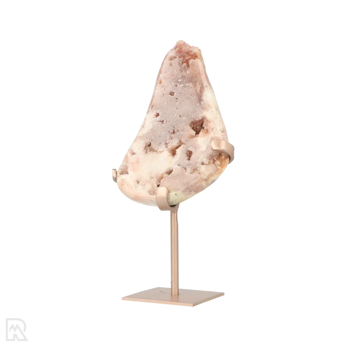 Roze Amethist op Roségouden Standaard 4 Roze Amethist op Roségouden Standaard - Afbeelding 4