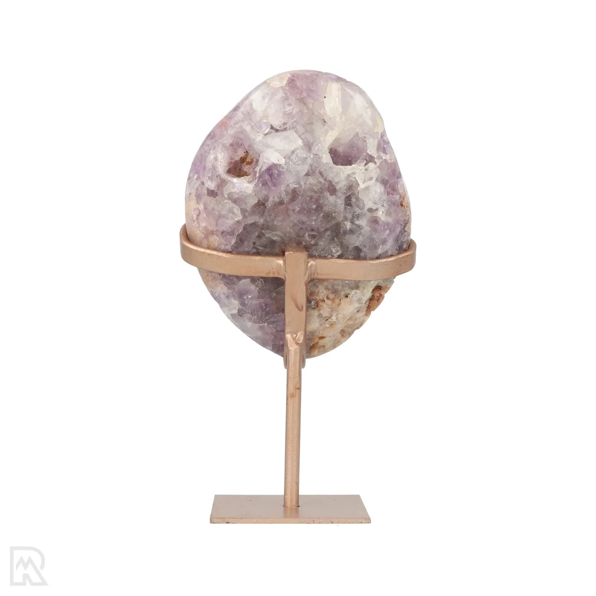Roze Amethist op Roségouden Standaard 4 Roze Amethist op Roségouden Standaard - Afbeelding 4