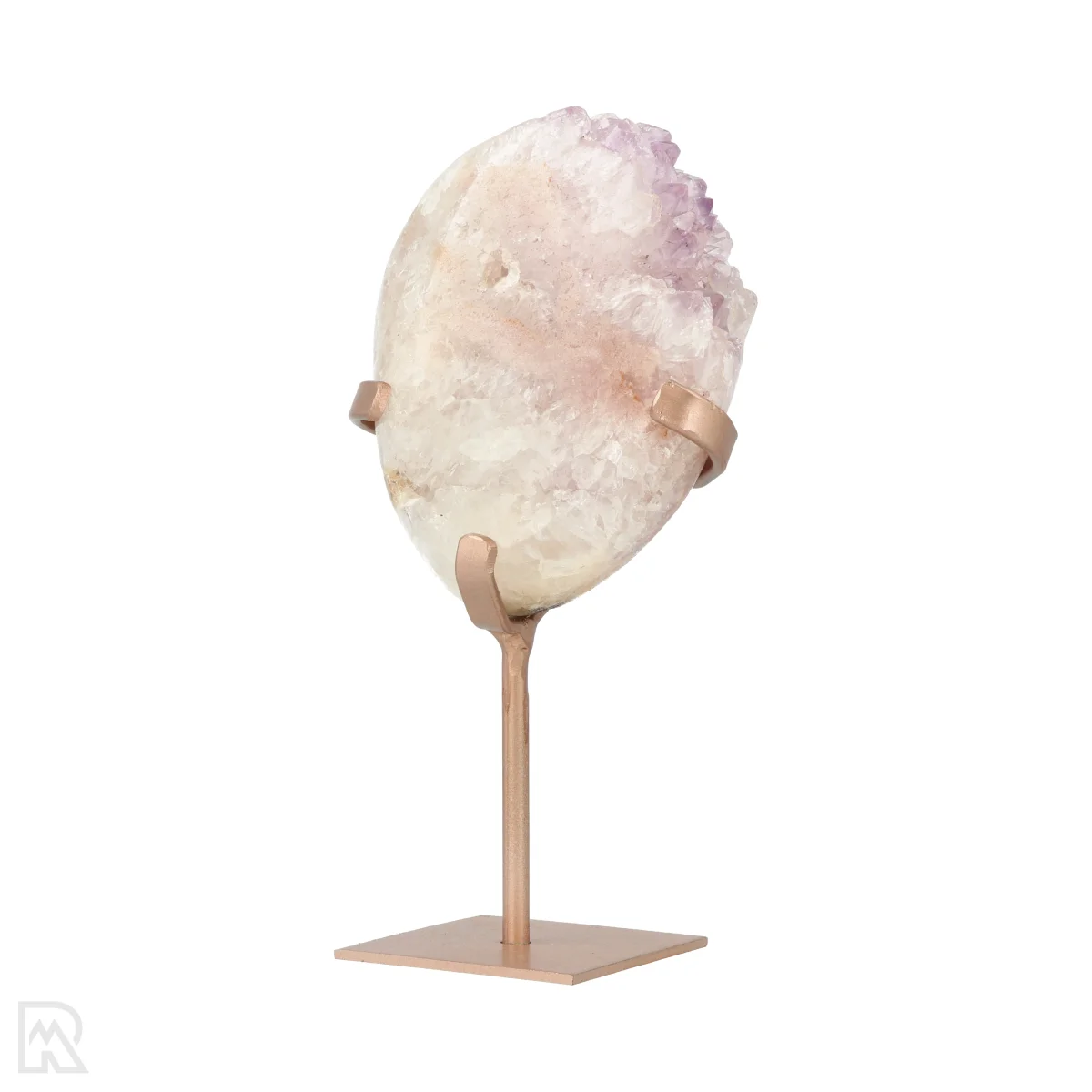 Roze Amethist op Roségouden Standaard 3 Roze Amethist op Roségouden Standaard - Afbeelding 3