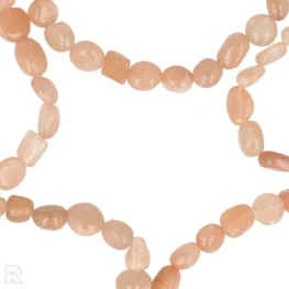 331 roze maansteen trommelsteen armbanden zoom