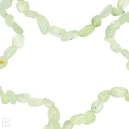 333 prehniet trommelsteen armband zoom