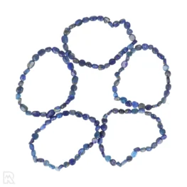 Lapislazuli-Trommelstein-Armband | 6–8 mm