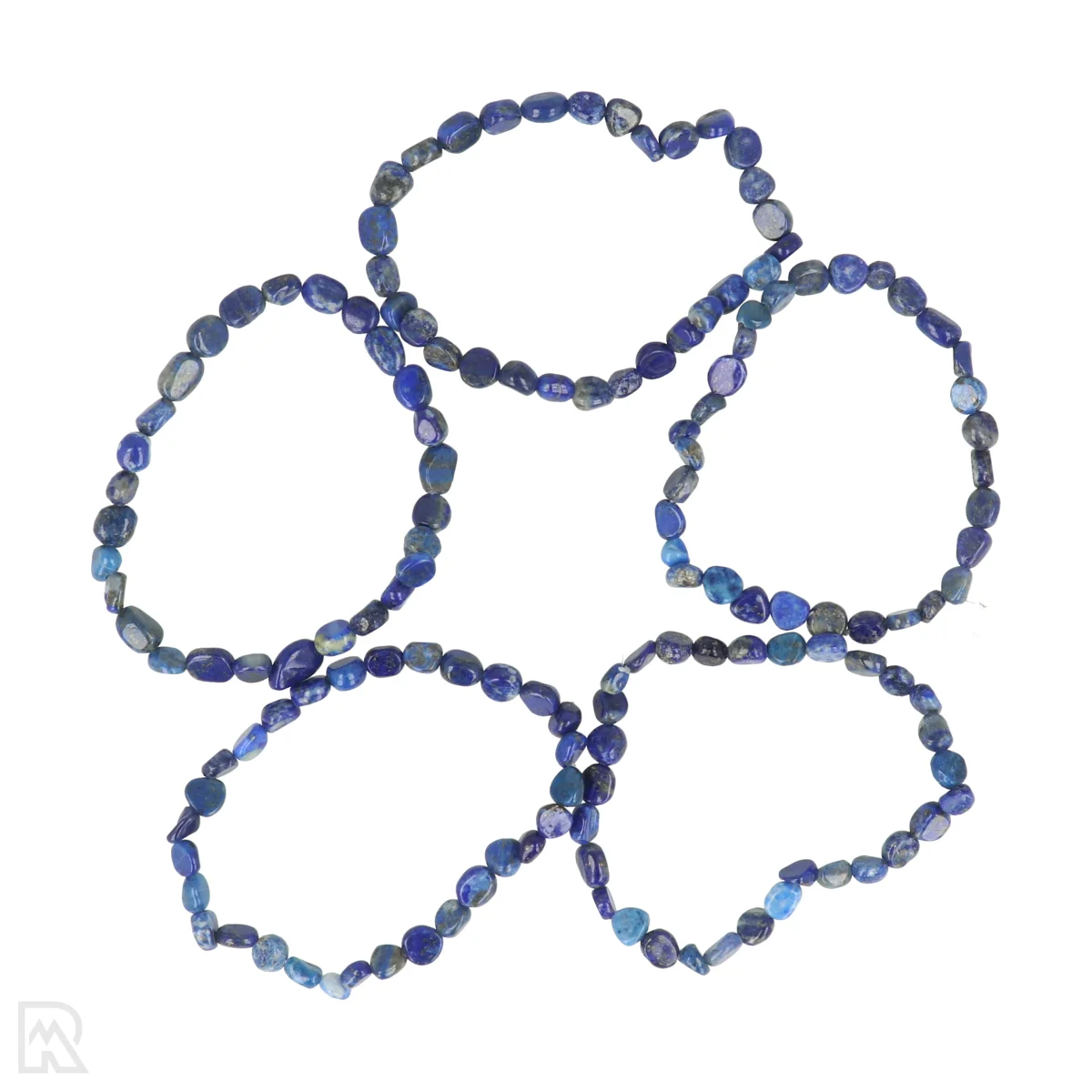 Lapis Lazuli Trommelsteen Armband | 6 - 8 mm 1 Lapis Lazuli Trommelsteen Armband | 6 - 8 mm