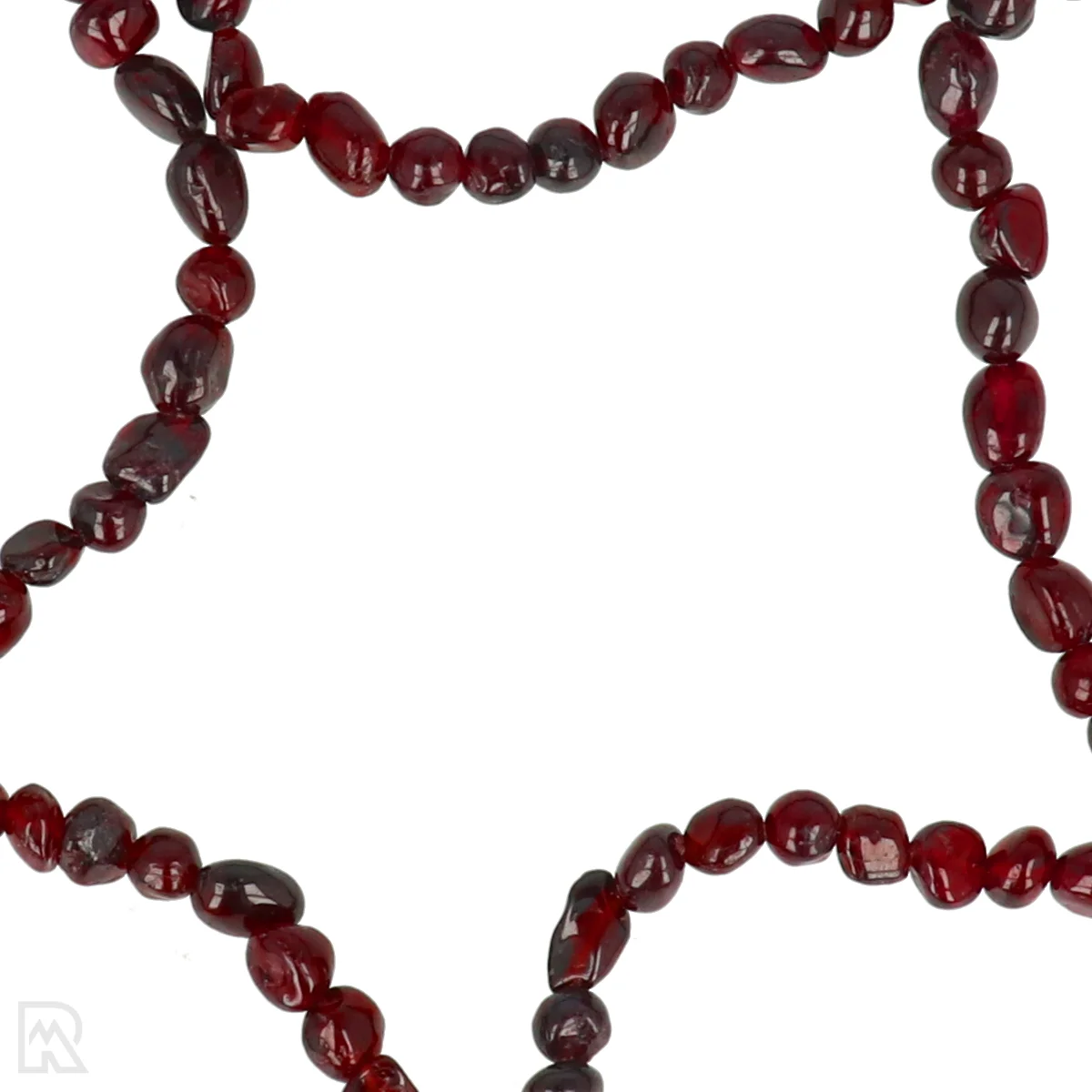 Granaat Trommelsteen Armband | 6 - 8 mm 2 Granaat Trommelsteen Armband | 6 - 8 mm - Afbeelding 2