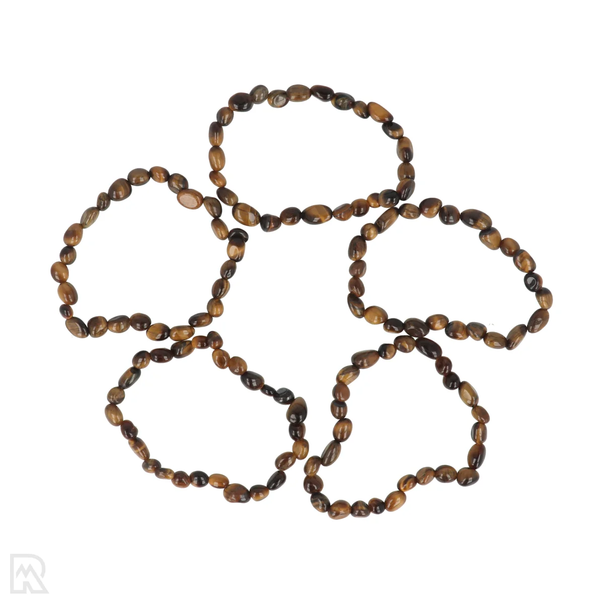 Tijgeroog Trommelsteen Armband | 6 - 8 mm 1 Tijgeroog Trommelsteen Armband | 6 - 8 mm