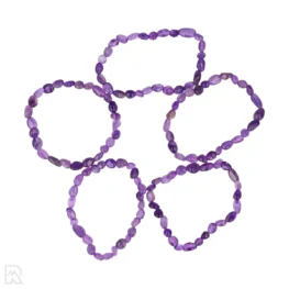 Amethist Trommelsteen Armband | 6 - 8 mm