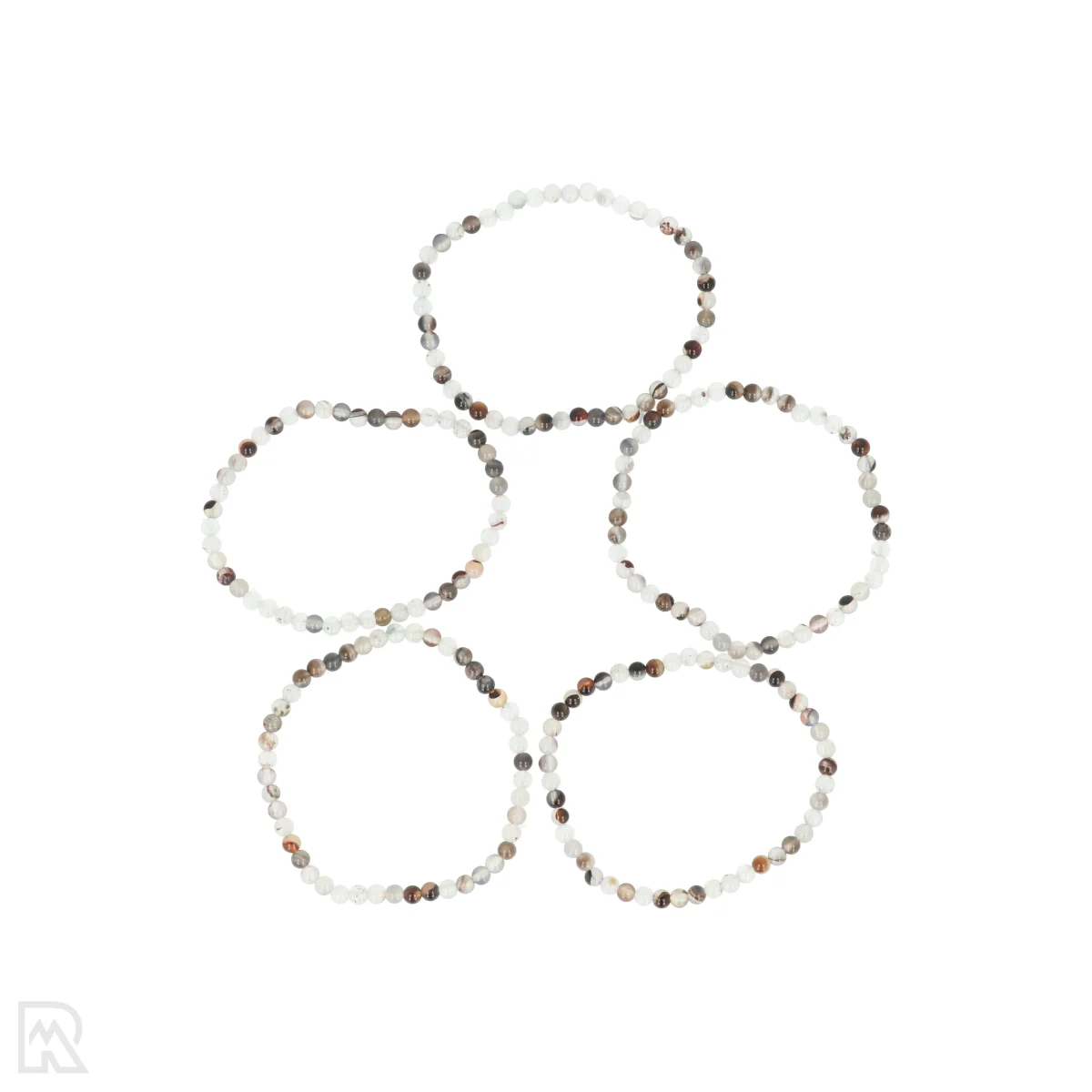 Dendriet Agaat Kogelarmband | 4 mm 1 Dendriet Agaat Kogelarmband | 4 mm