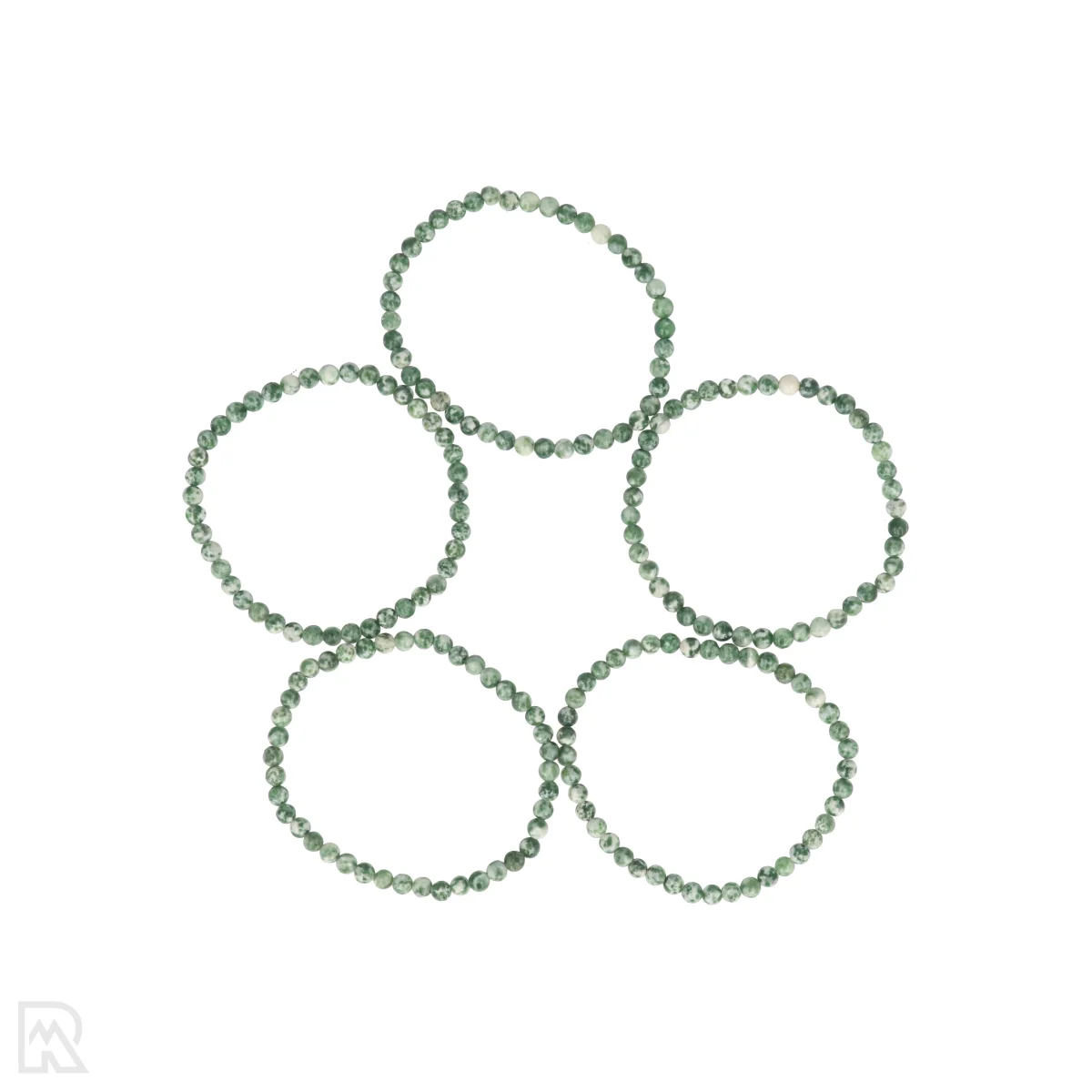 Jade Qinghai Kogelarmband | 4 mm 1 Jade Qinghai Kogelarmband | 4 mm