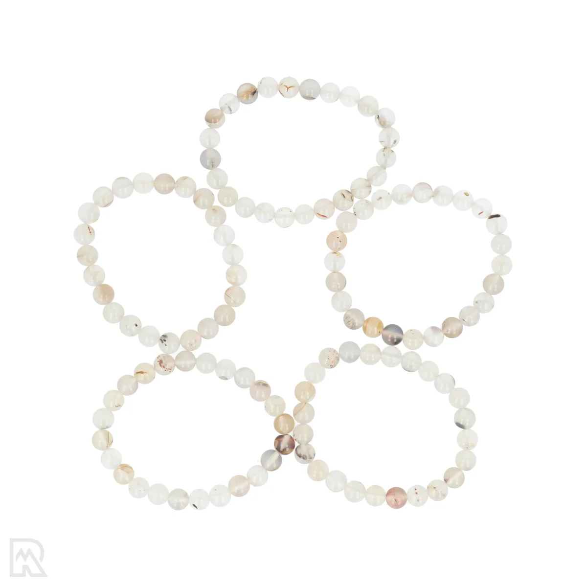 Dendriet Agaat Kogelarmband | 8 mm 1 Dendriet Agaat Kogelarmband | 8 mm