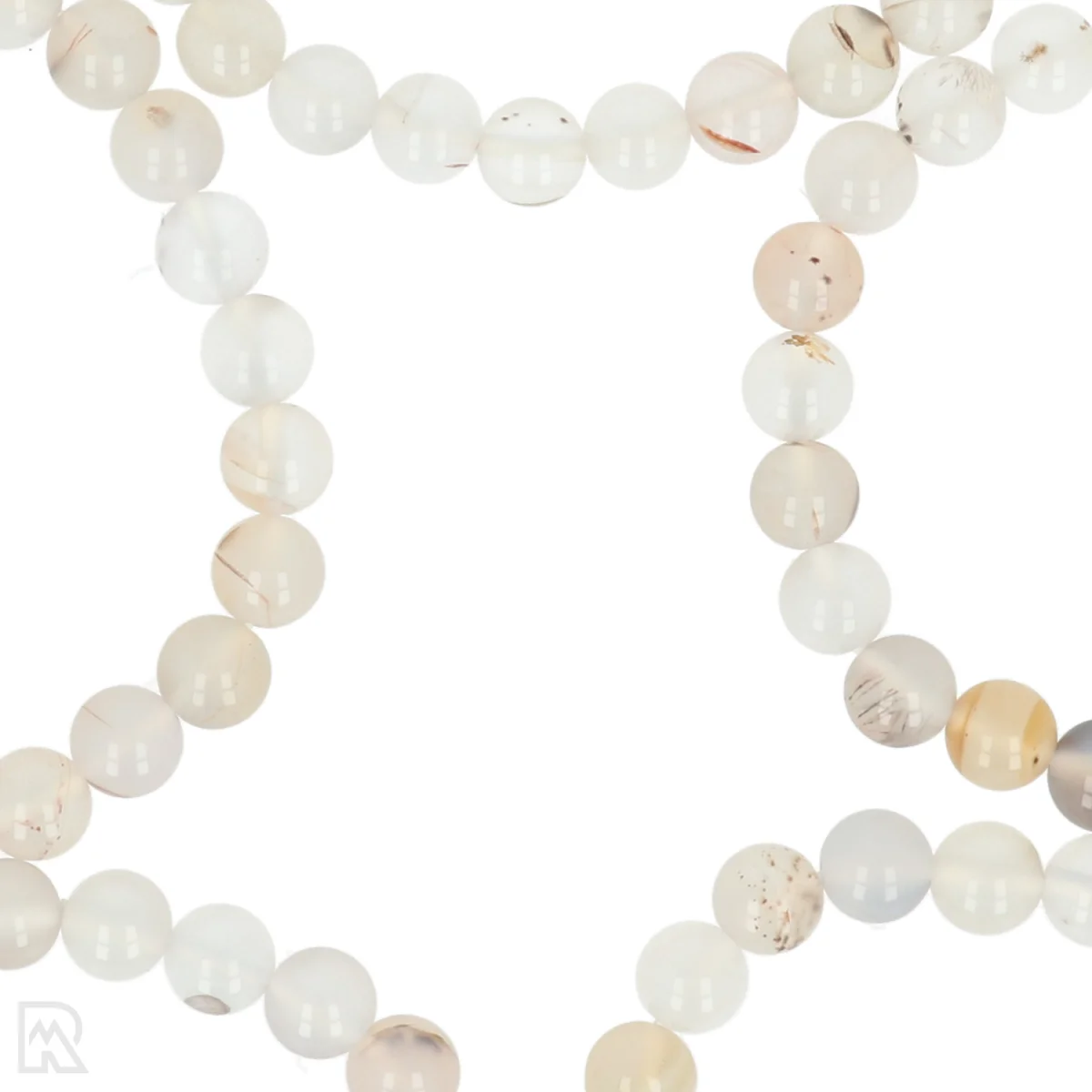 Dendriet Agaat Kogelarmband | 8 mm 2 Dendriet Agaat Kogelarmband | 8 mm - Afbeelding 2