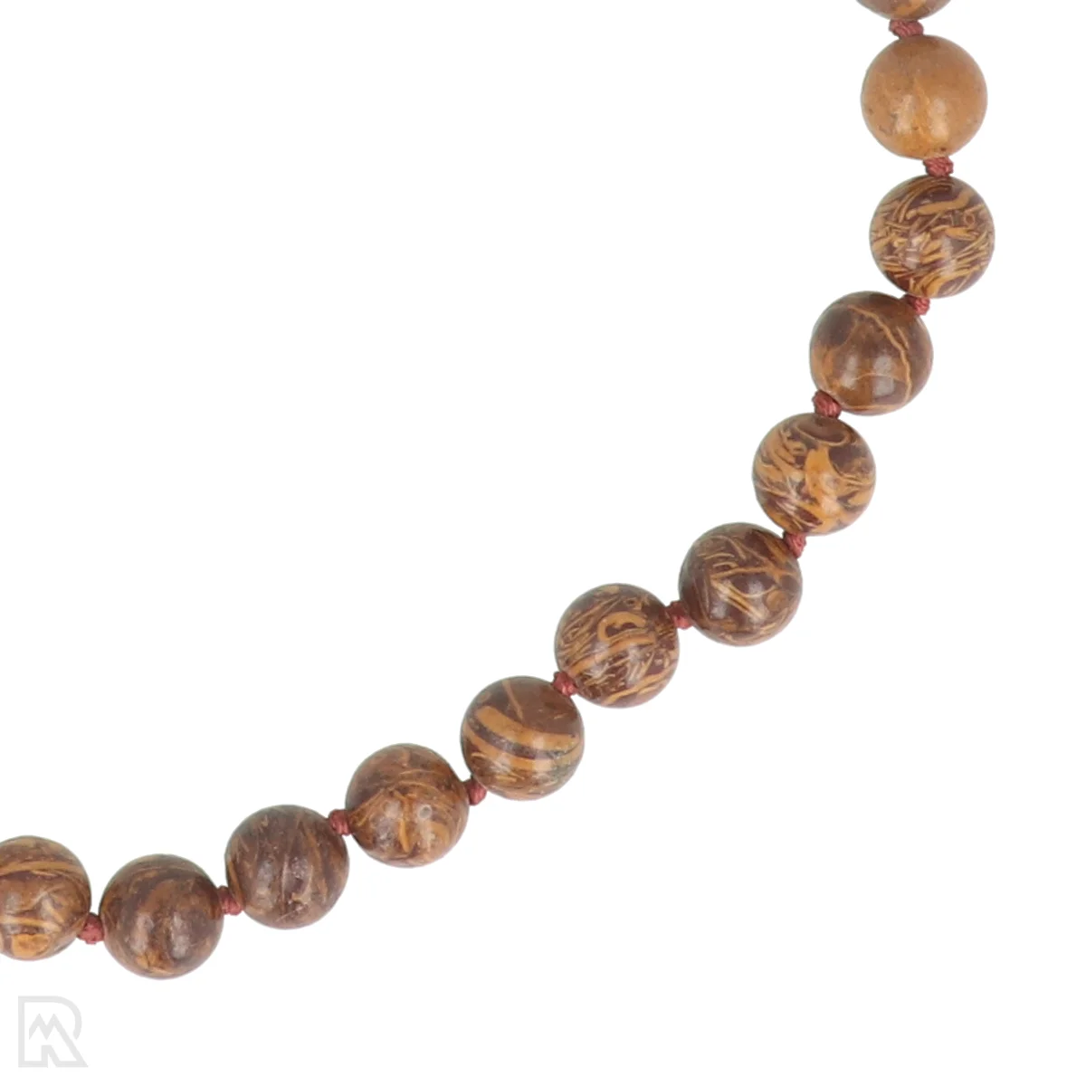 Slangen Jaspis Geknoopte Kralenketting | 8 mm - 45 cm 2 Slangen Jaspis Geknoopte Kralenketting | 8 mm - 45 cm - Image 2
