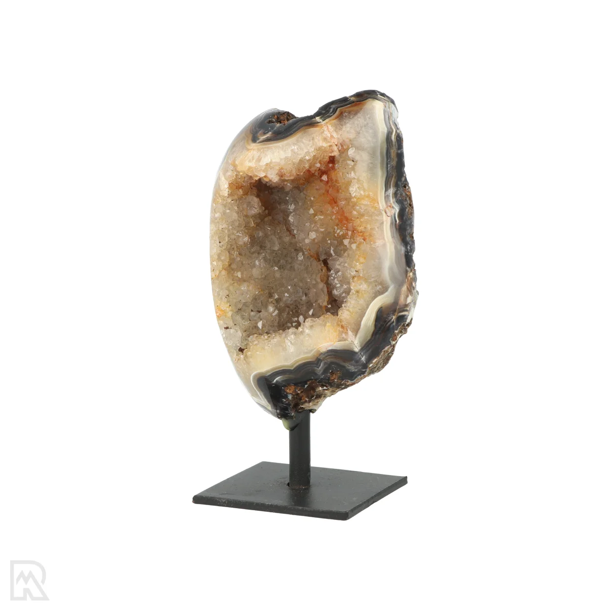 Agate Druzy on Stand 3 Agate Druzy on a Stand from Brazil, item number 23171