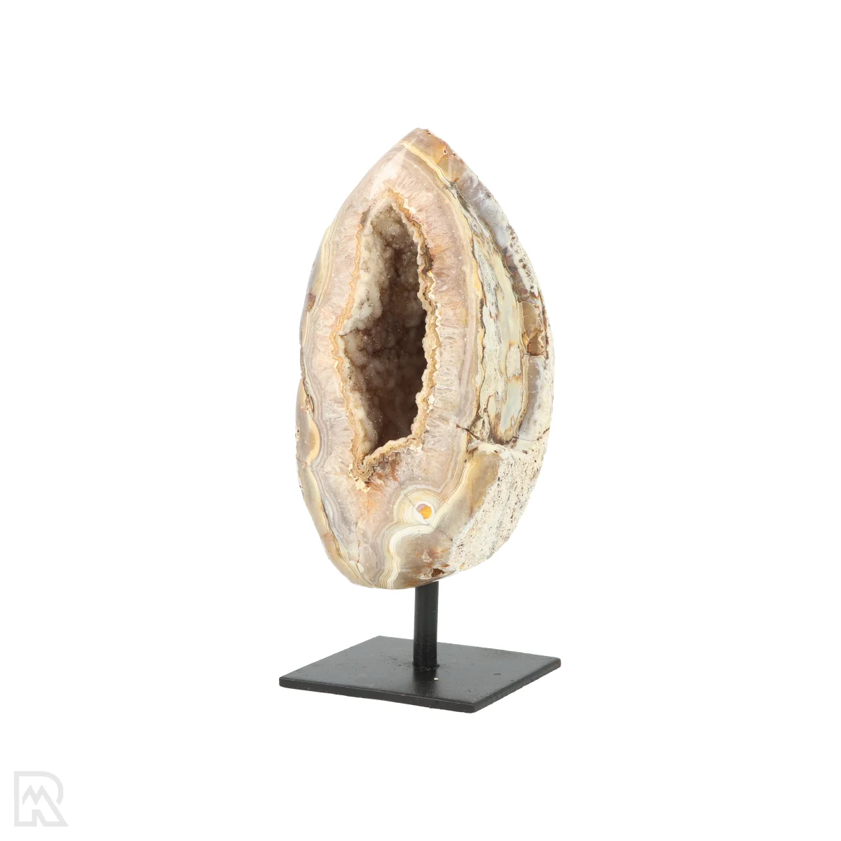 Agate Druzy on Stand 3 Agate Druzy on a Stand from Brazil, item number 23173