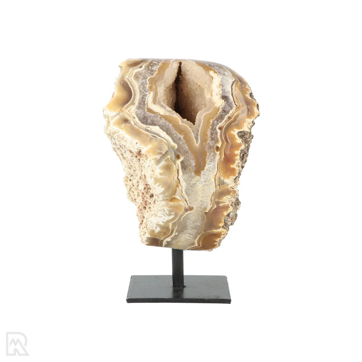 Agate Druzy on Stand 1 Agate Druzy on a Stand from Brazil, item number 23176