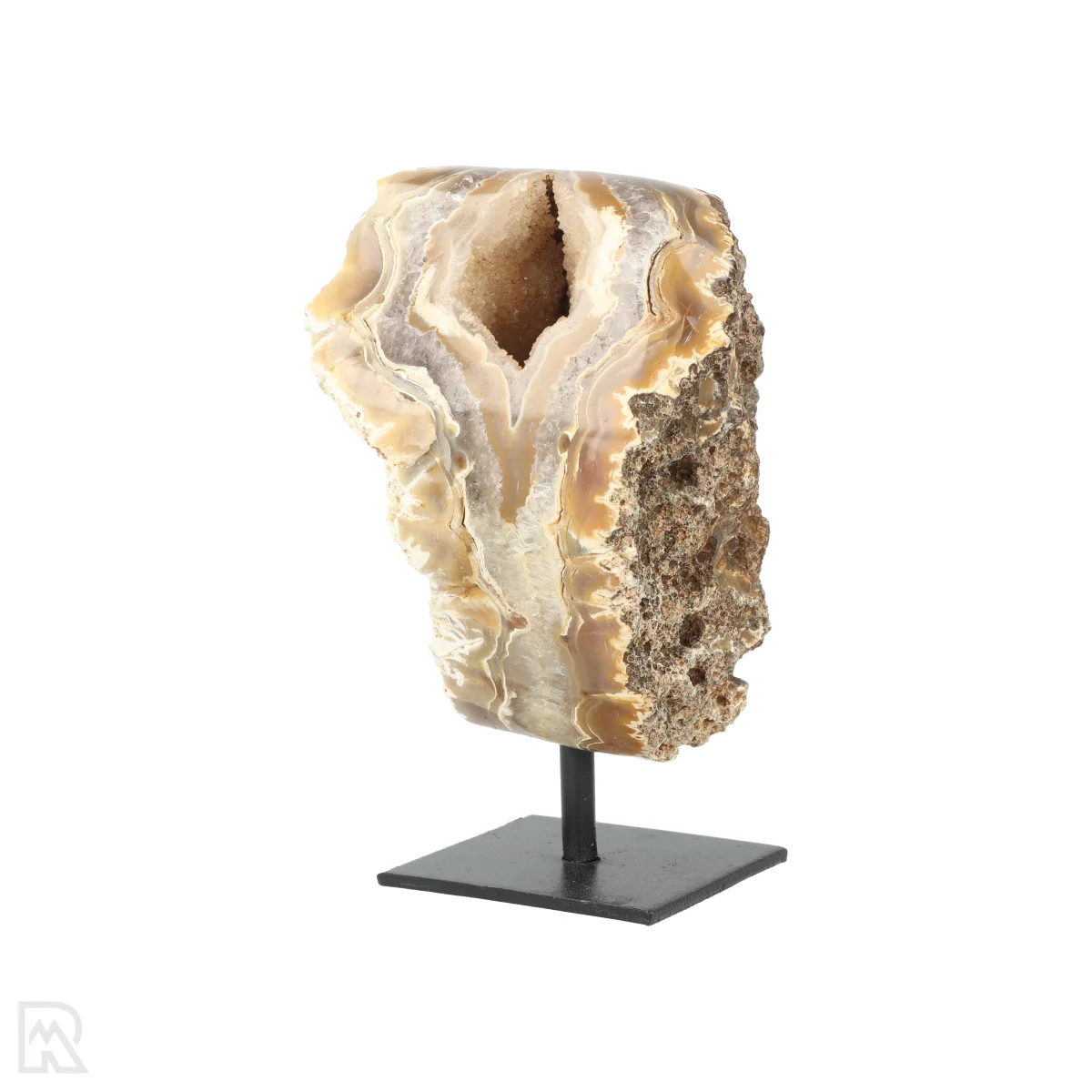 Agate Druzy on Stand 3 Agate Druzy on a Stand from Brazil, item number 23176