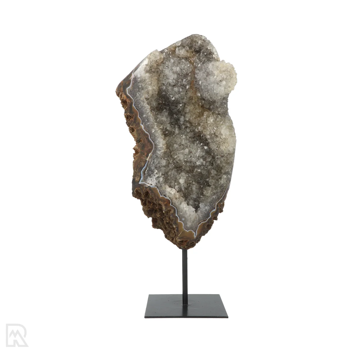 Agate Druzy on Stand 1 Agate Druzy on a Stand from Brazil, item number 23180