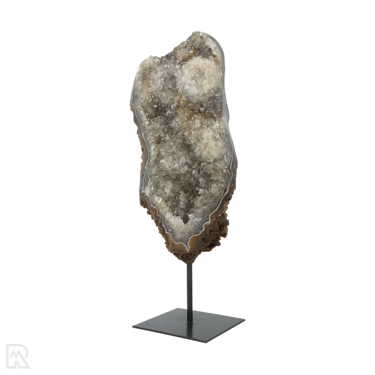 Agate Druzy on Stand 3 Agate Druzy on a Stand from Brazil, item number 23180