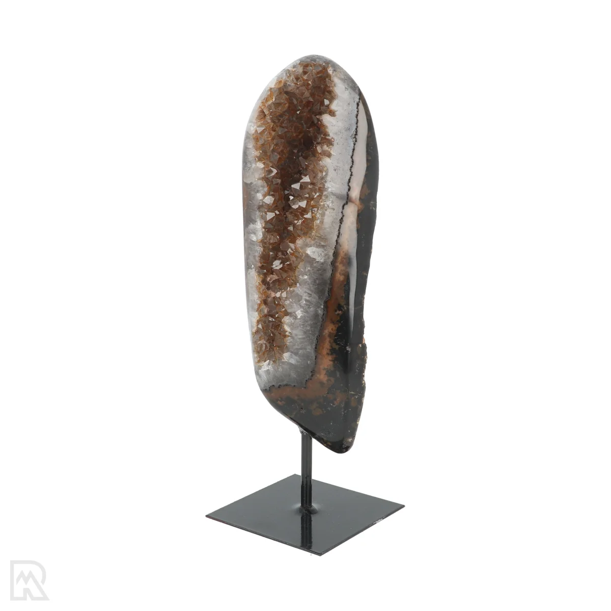 Agate Druzy on Stand 3 Agate Druzy on a Stand from Brazil, item number 23219
