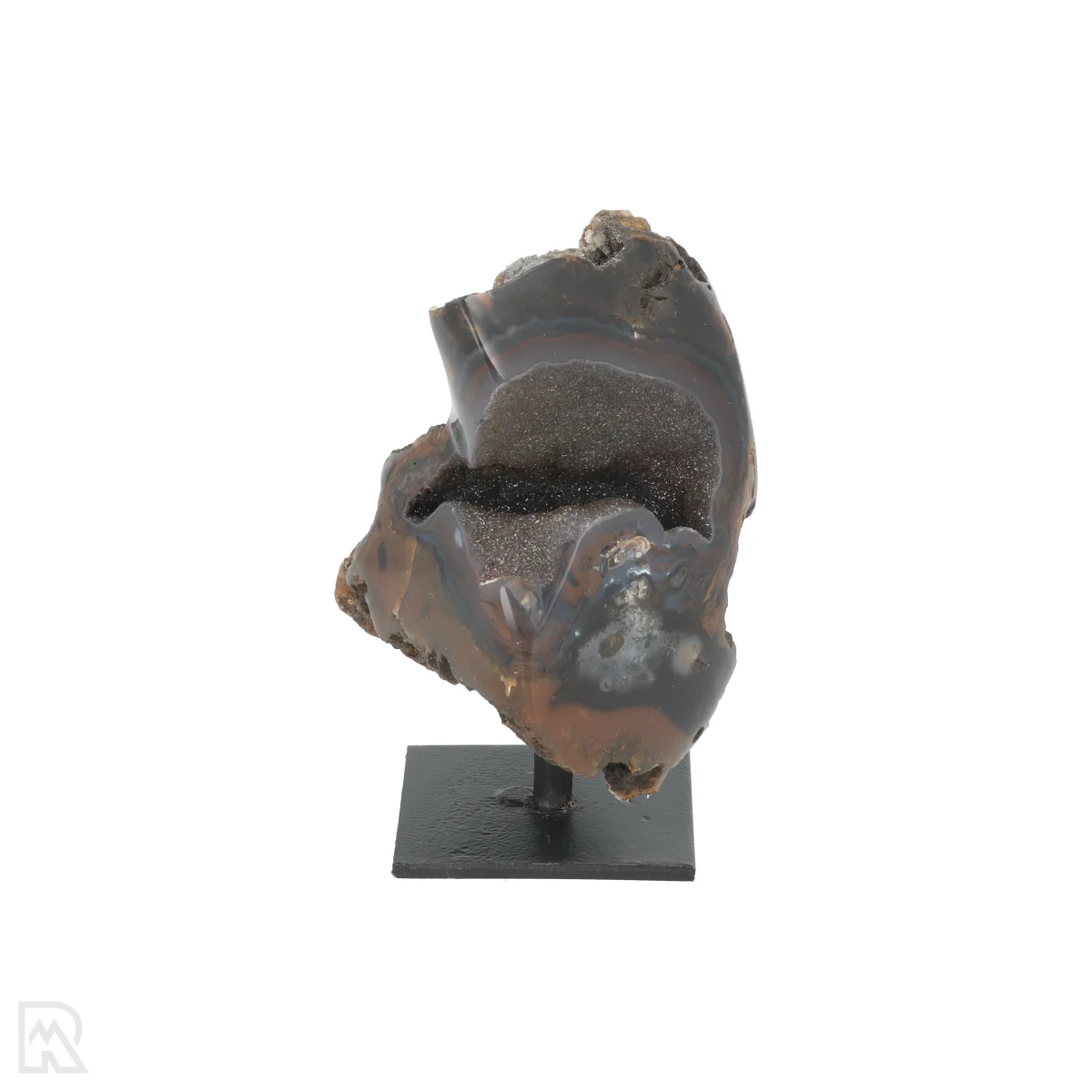 Agate Druzy on Stand 1 Agate Druzy on a Stand from Brazil, item number 23221