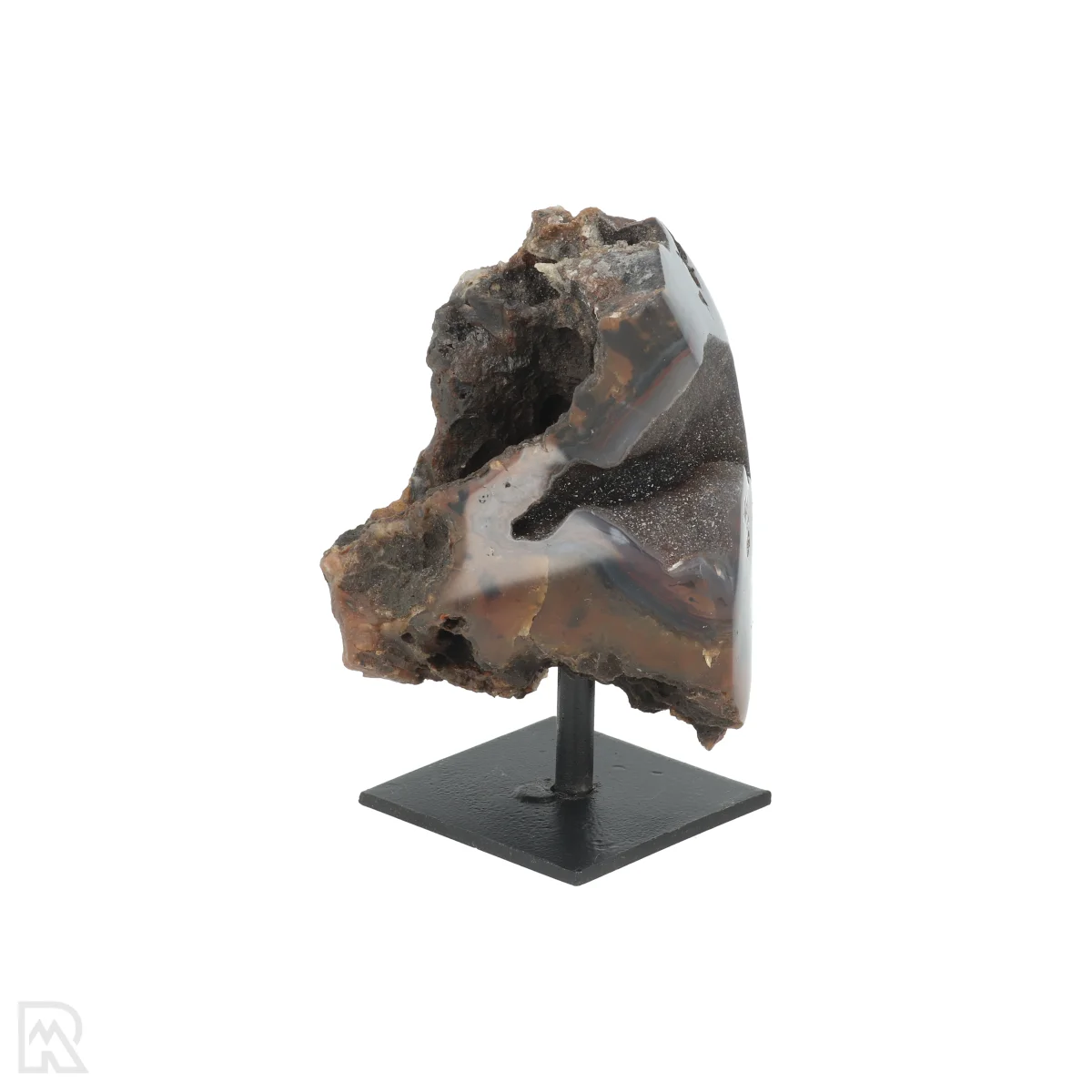 Agate Druzy on Stand 3 Agate Druzy on a Stand from Brazil, item number 23221