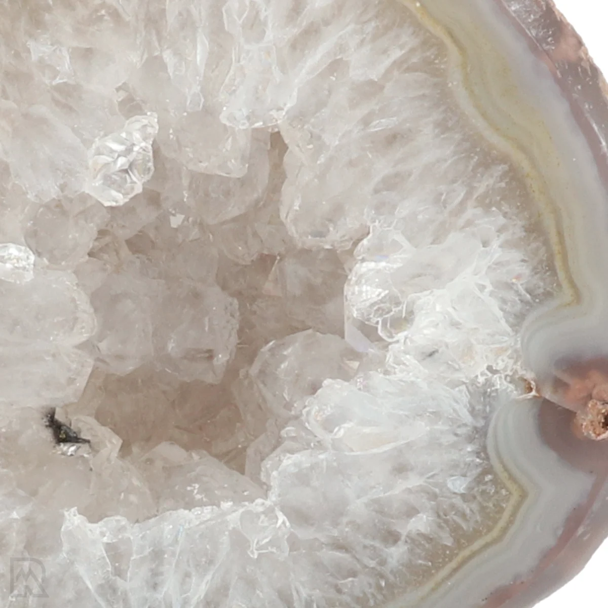Agaat Geode Op Standaard | S 2 Agaat Geode Op Standaard S uit Braziliƫ met artikelnummer 23349