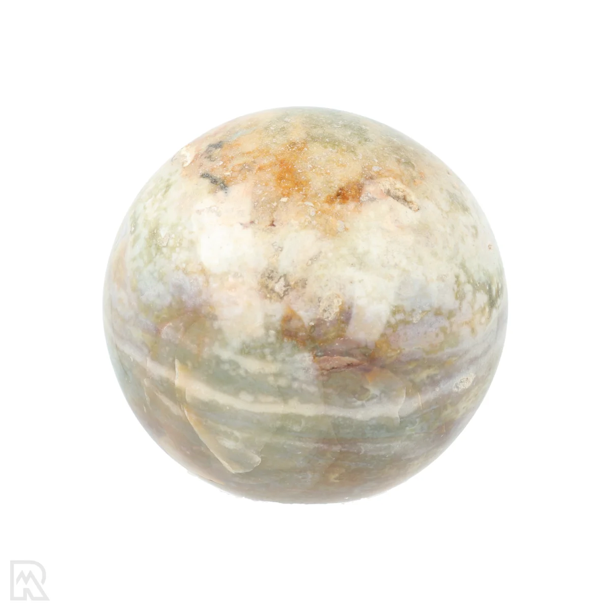 Ozean Jaspis Kugel 2 Oceaan Jaspis Bol uit Madagaskar met artikelnummer 23378